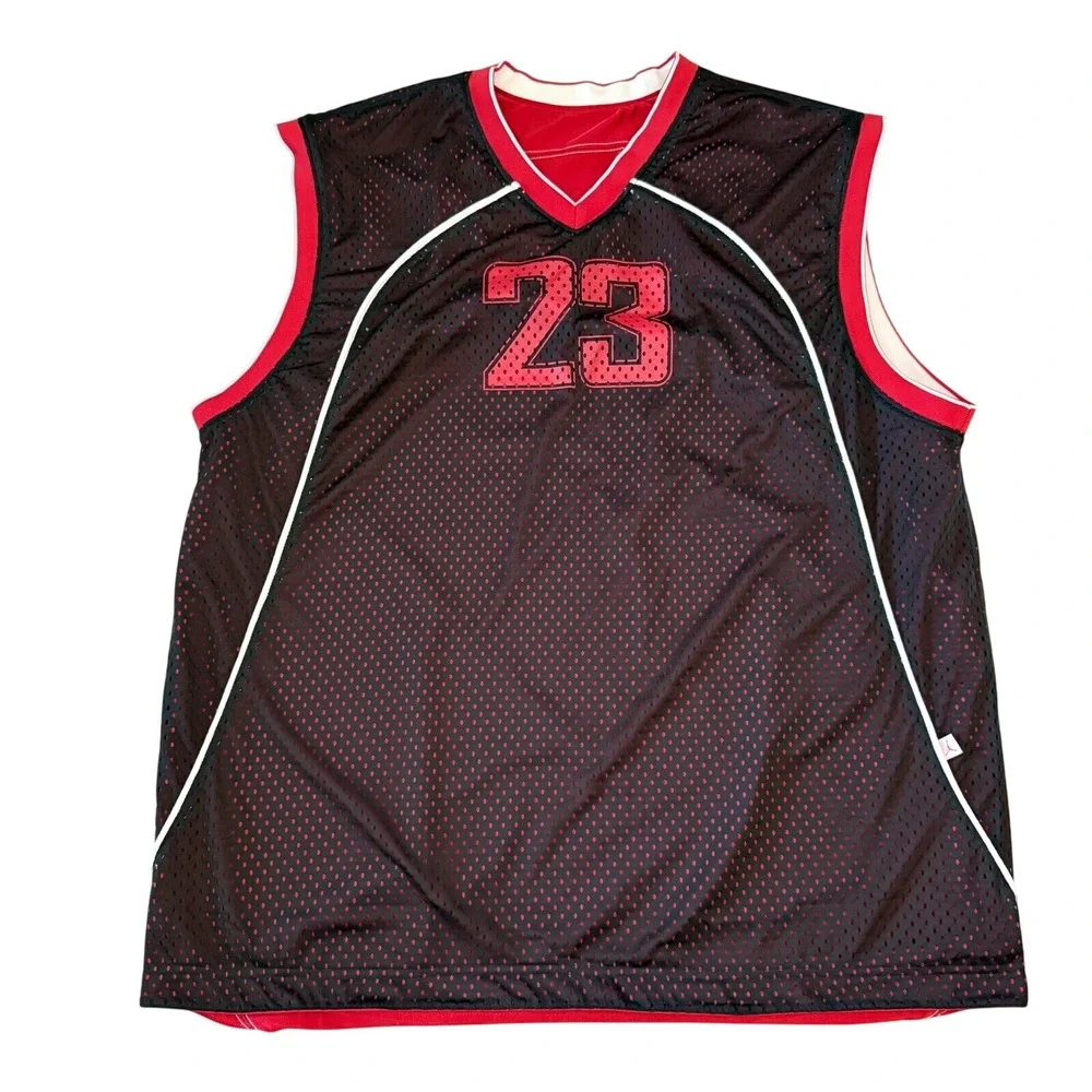 Jordan Reversible Basketball Jersey Michael Jordan #23 Sleeveless Mens‎ Size XXL